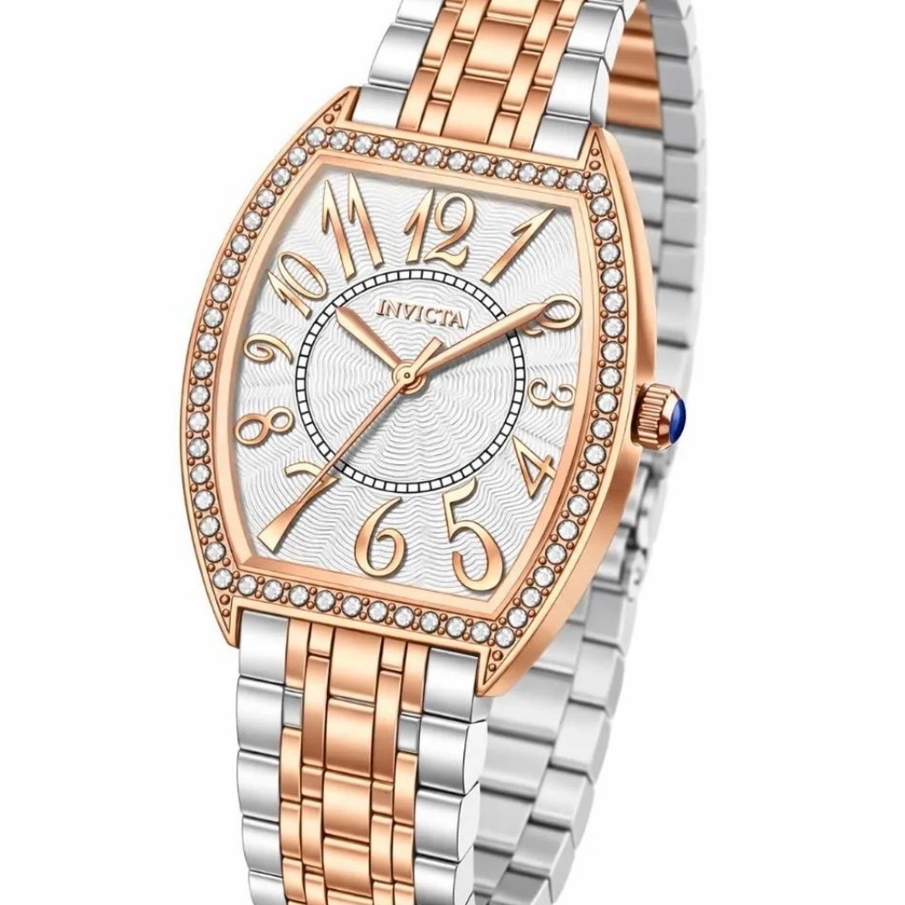 Invicta Women's Rose Gold and Silver Watch